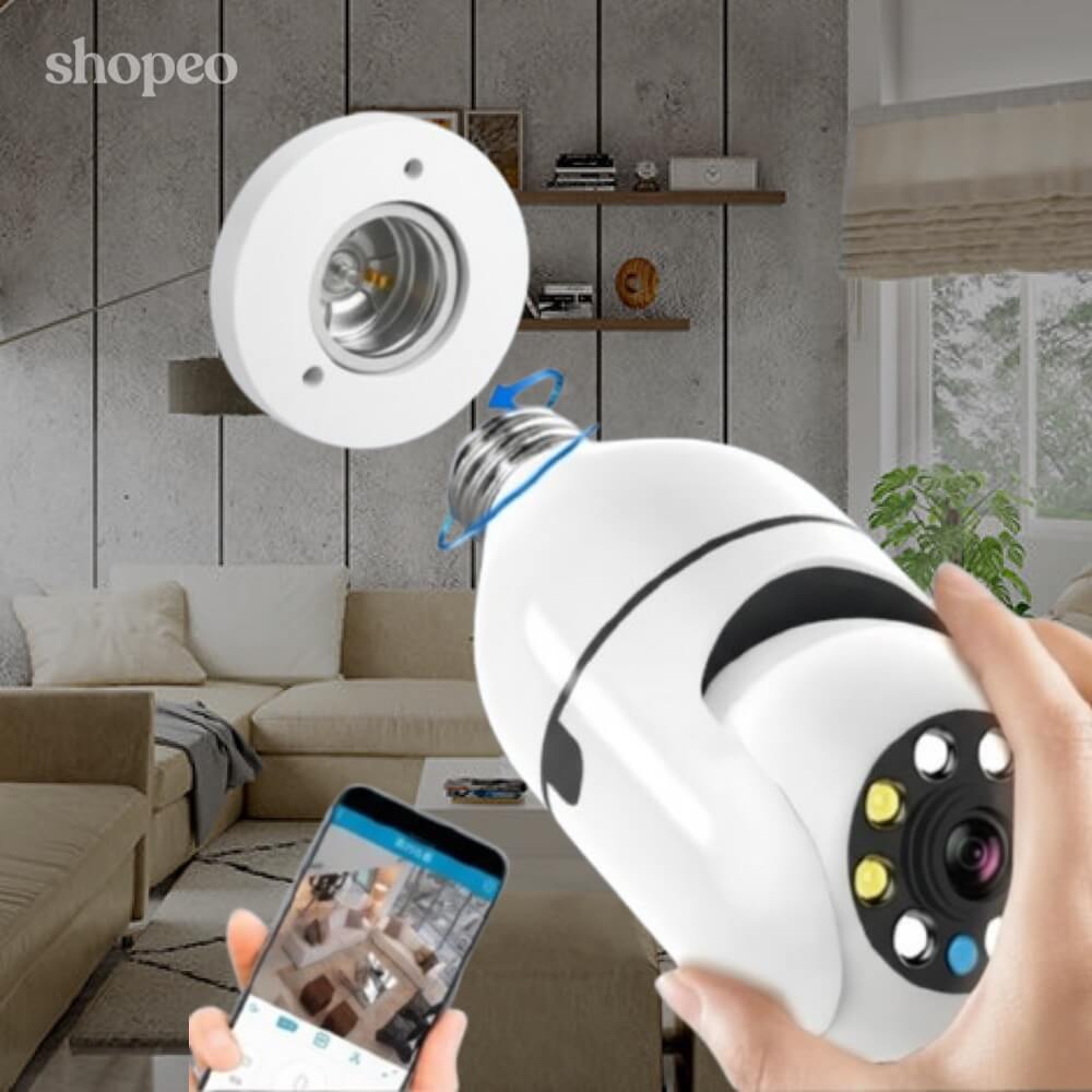 Shopeo - Camera de supraveghere tip bec