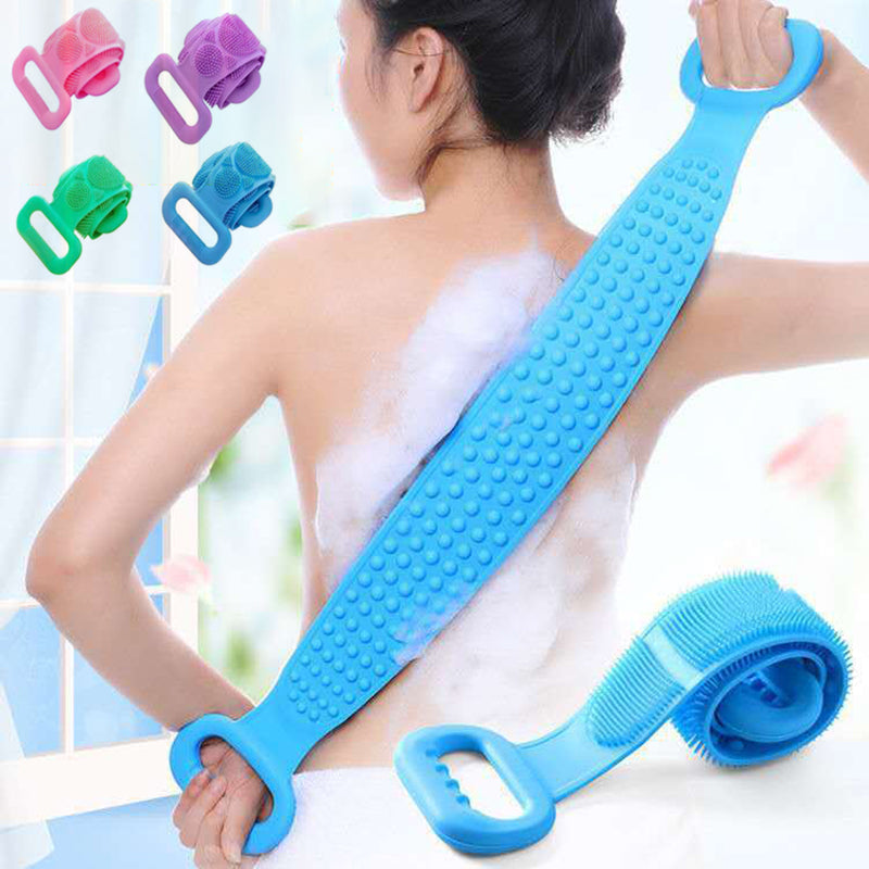 Perie de Baie din Silicon cu Mânere