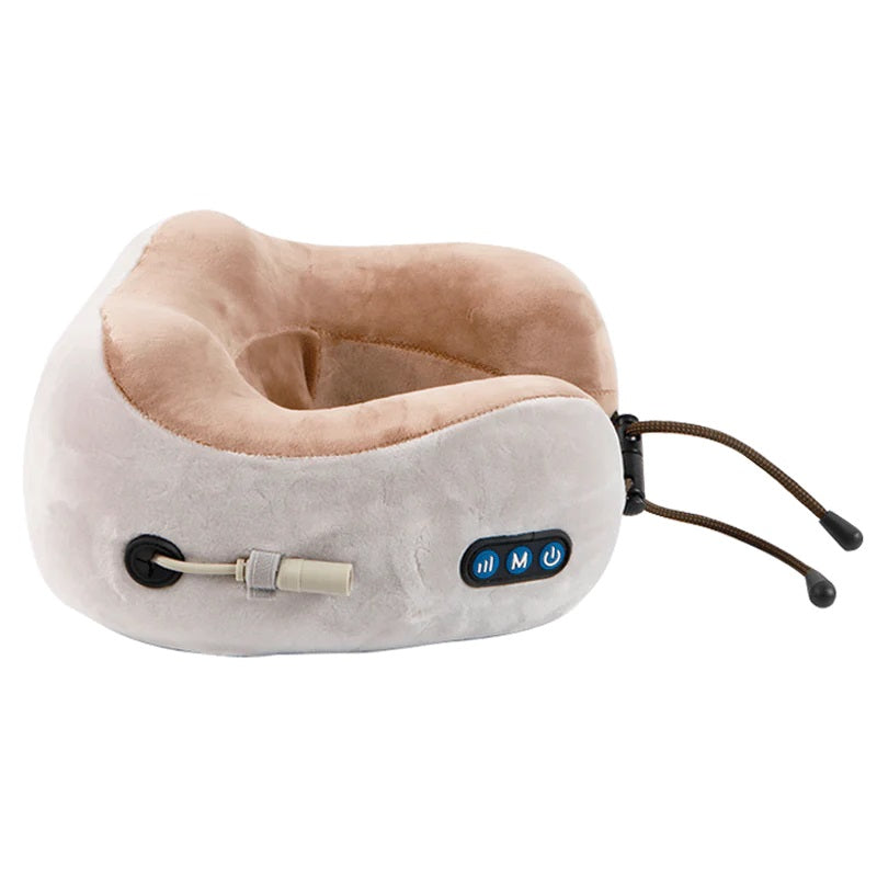 Perna de Masaj Cervical cu Spumă cu Memorie și Încărcare USB