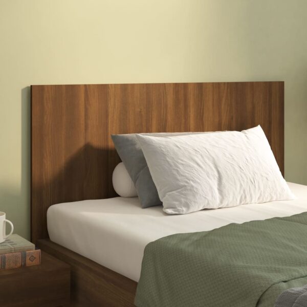 Tăblie de pat, stejar maro, 120x1,5x80 cm, lemn compozit
